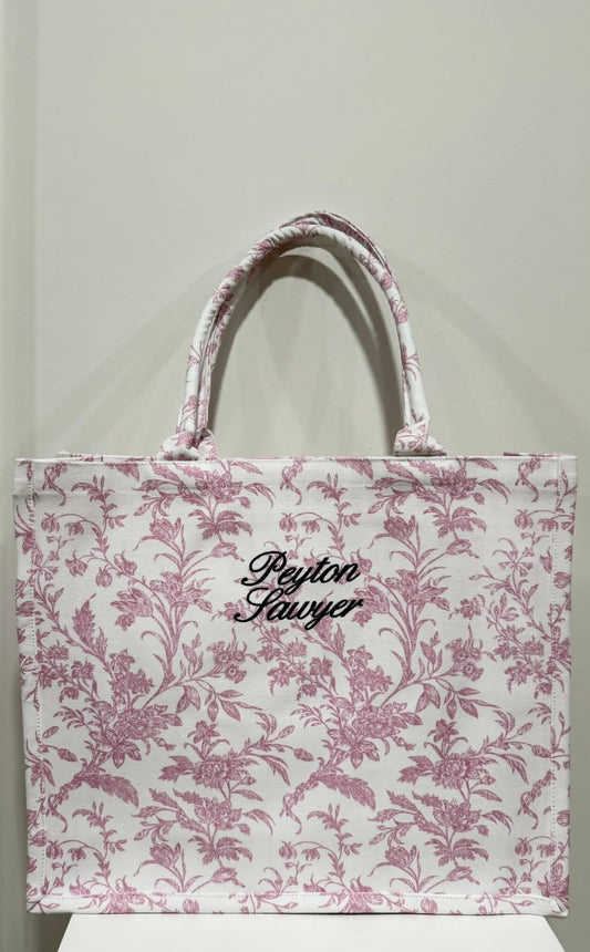 Embroidered Tote Bag