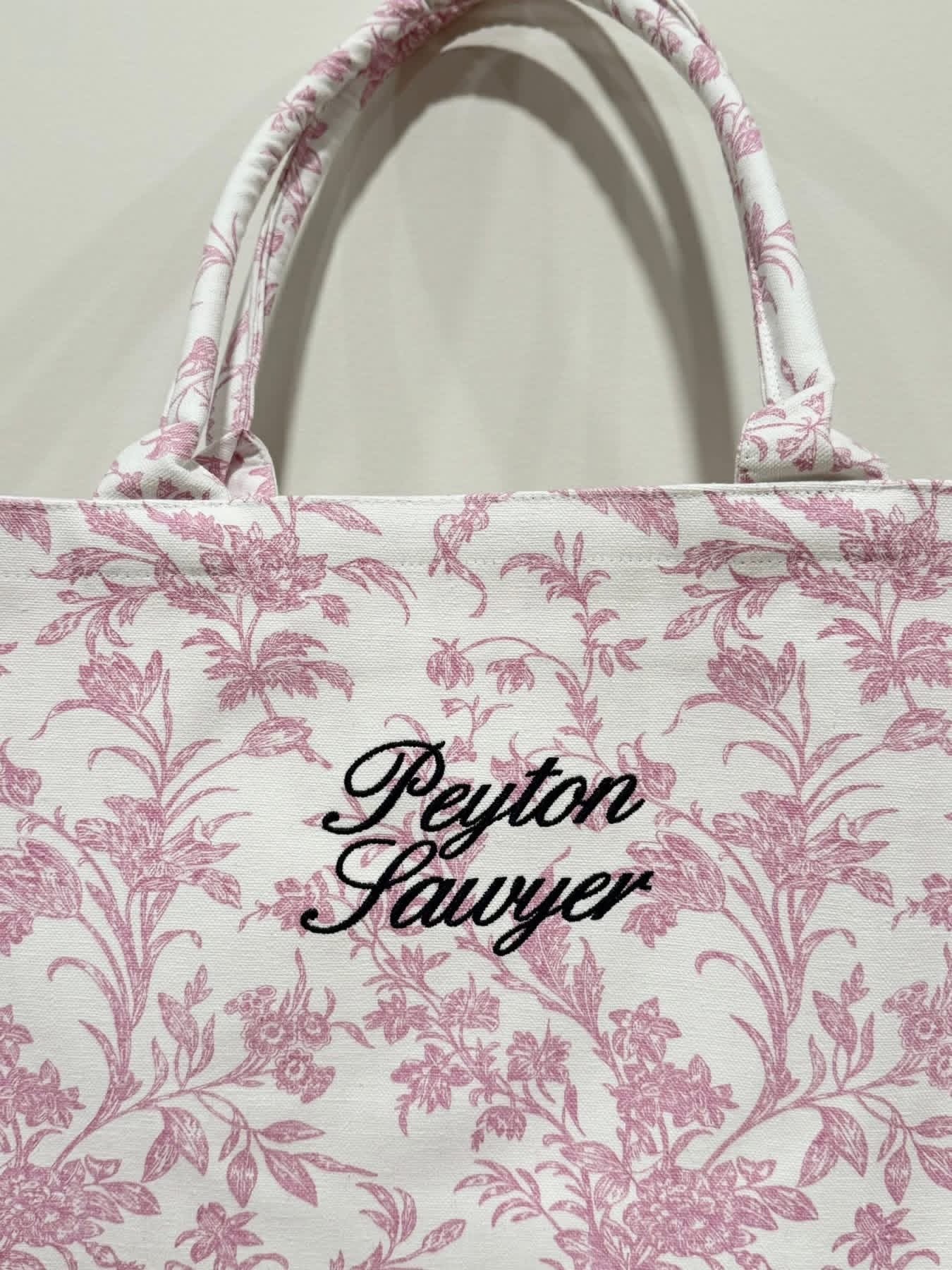 Embroidered Tote Bag