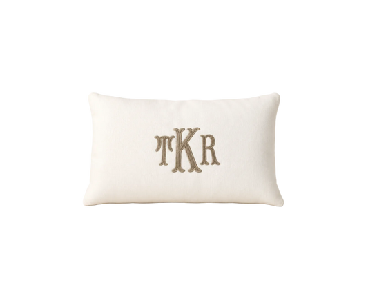 Custom Monogram Pillow