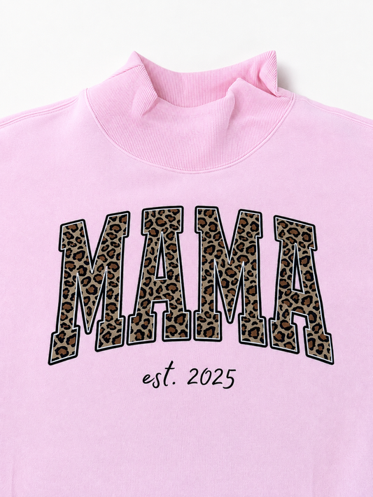Personalized Mama Mockneck