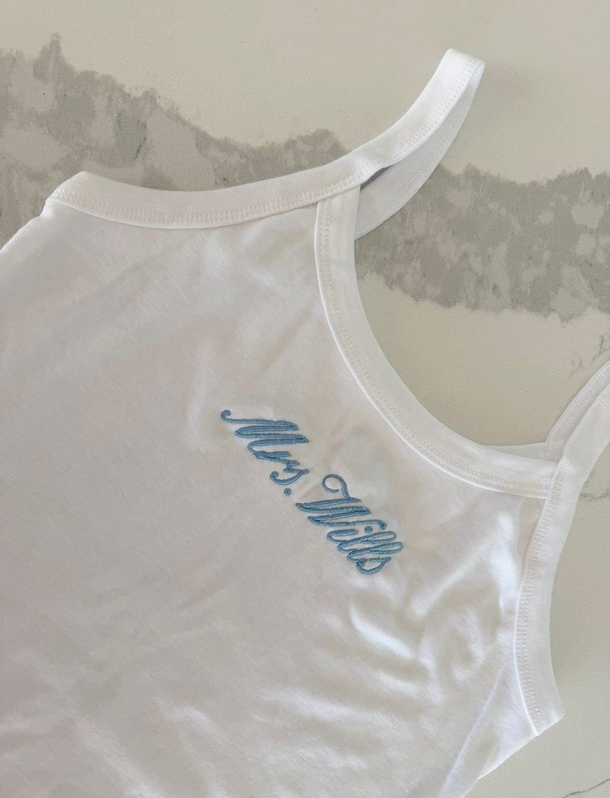 Custom Embroidered Tank