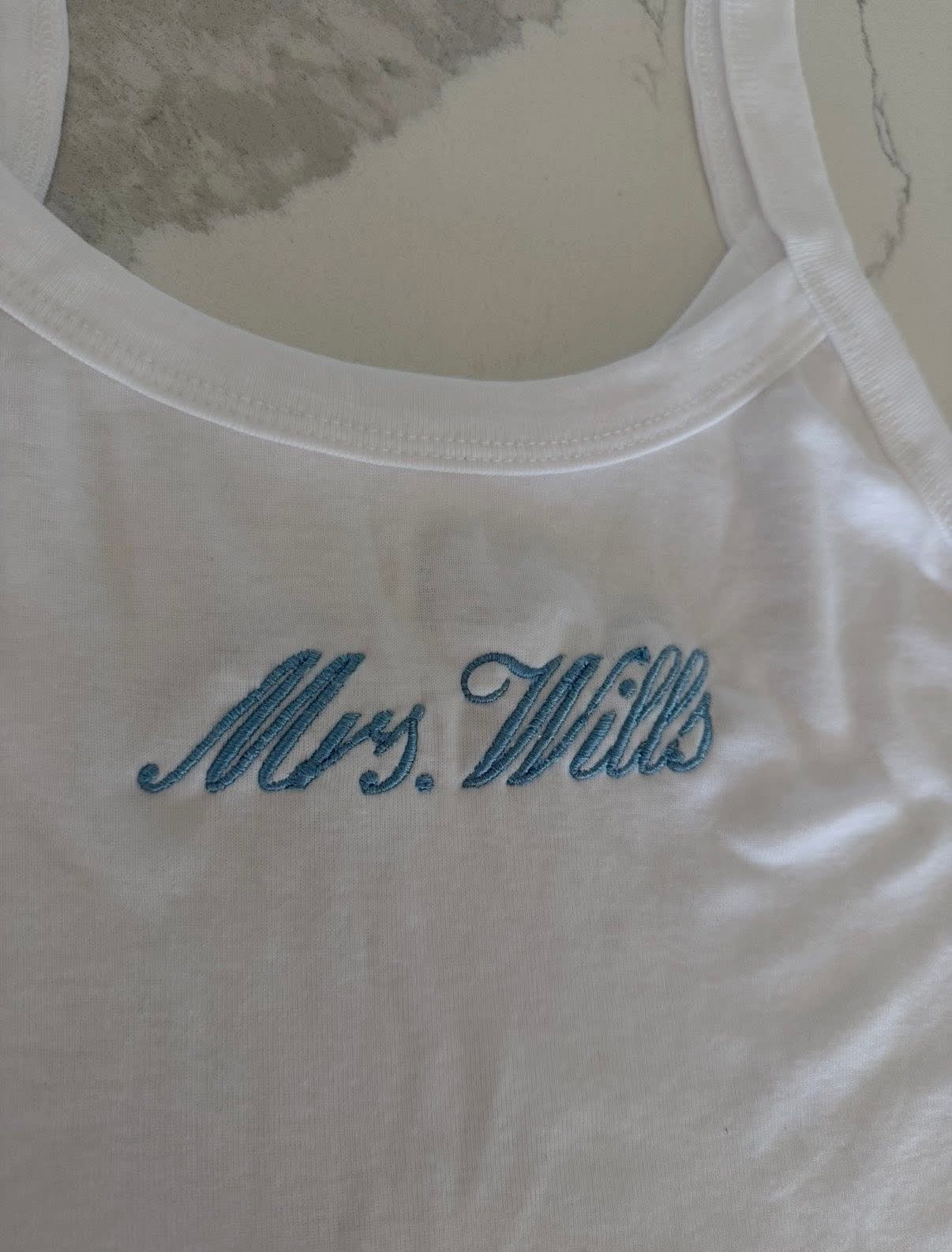 Custom Embroidered Tank