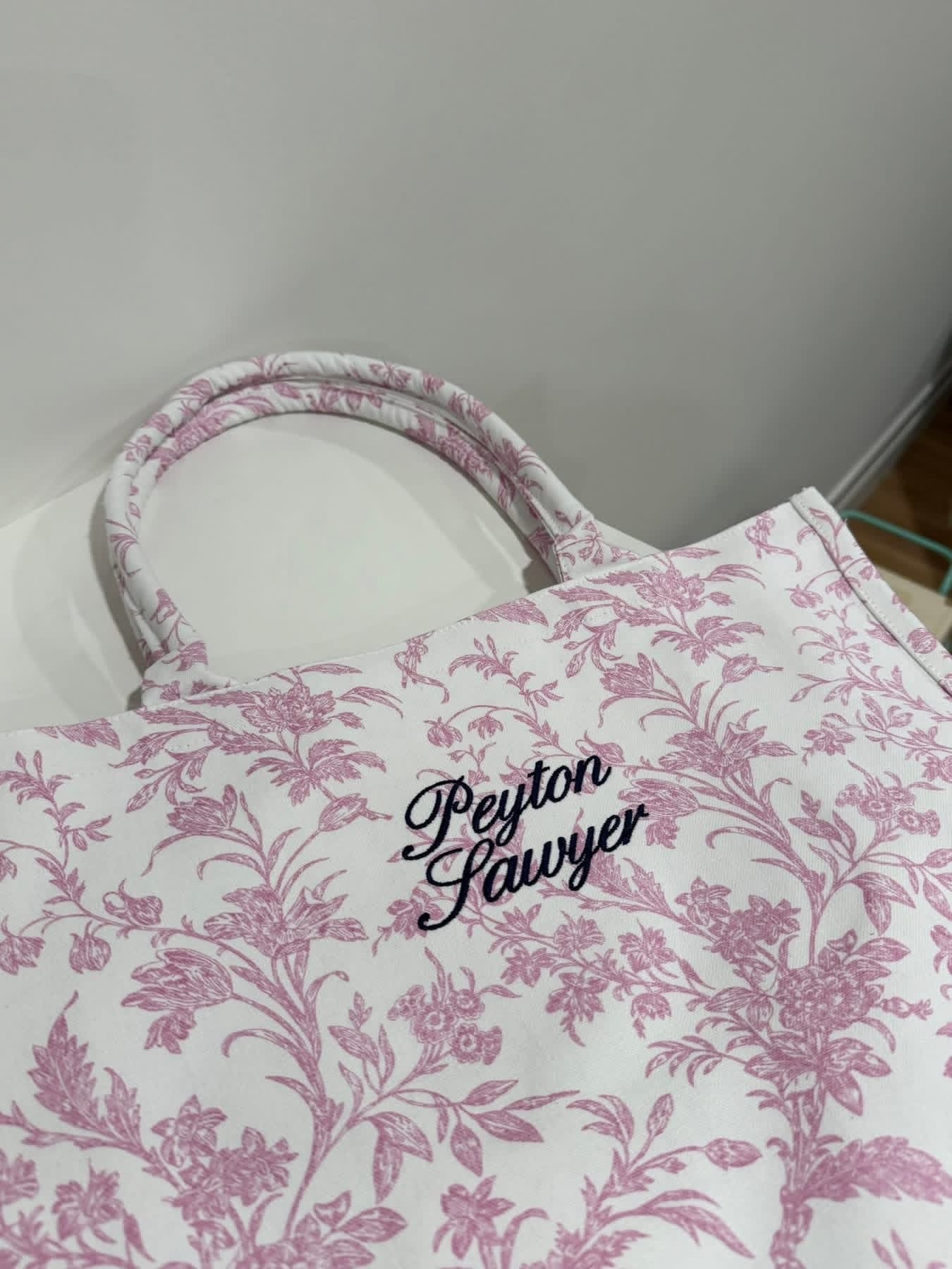 Embroidered Tote Bag