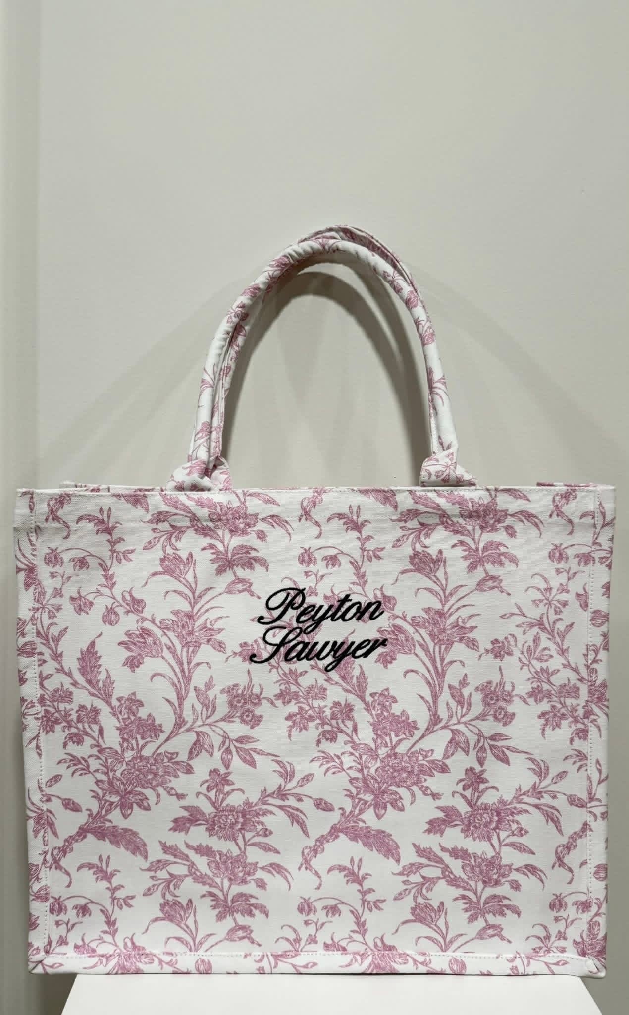 Embroidered Tote Bag