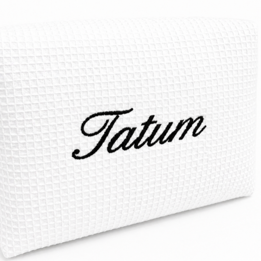 Embroidered Makeup Bag