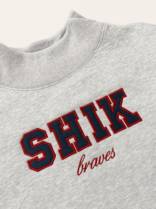 Custom Embroidered School Spirit Mockneck